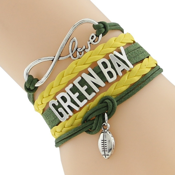 Green Bay Packers NFL 3 Pack Friendship Bracelet