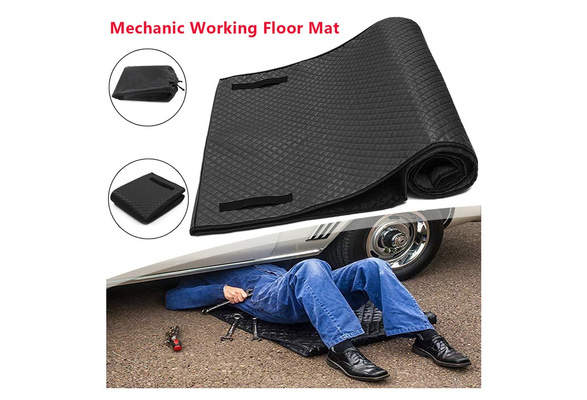 70cmx150cm Automotive Creeper Pad Plaid Mechanic Rolling Cushion Working  Floor Mat On The Ground for Car Repair