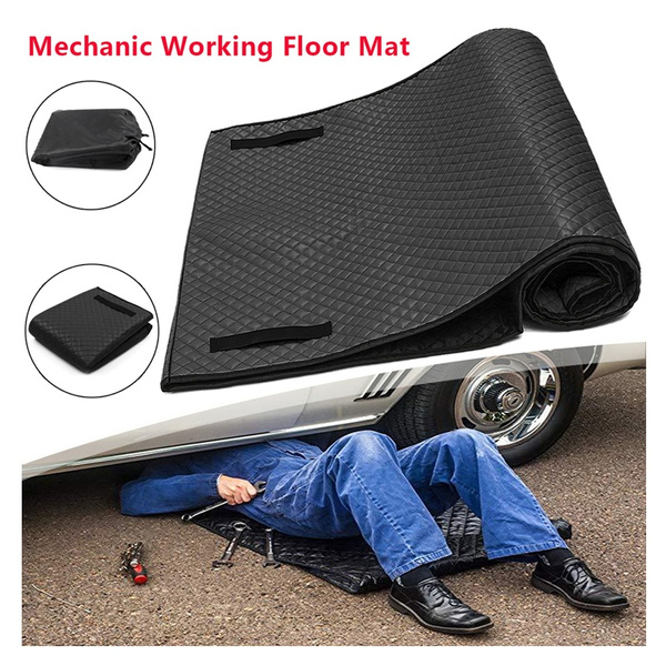 70cmx150cm Automotive Creeper Pad Plaid Mechanic Rolling Cushion Working  Floor Mat On The Ground for Car Repair