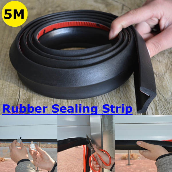 5m Garage Door Bottom Weather Stripping Rubber Seal Strip Replacement Wish - Garage Door Rubber Strip