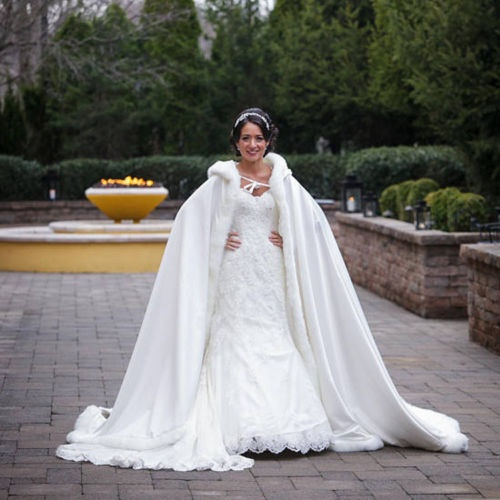 Winter clearance wedding cloak