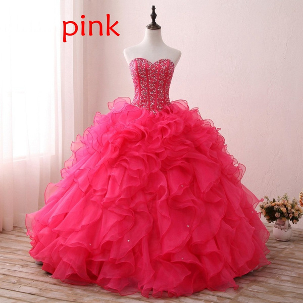 Hot Pink Sweet 16 Dresses