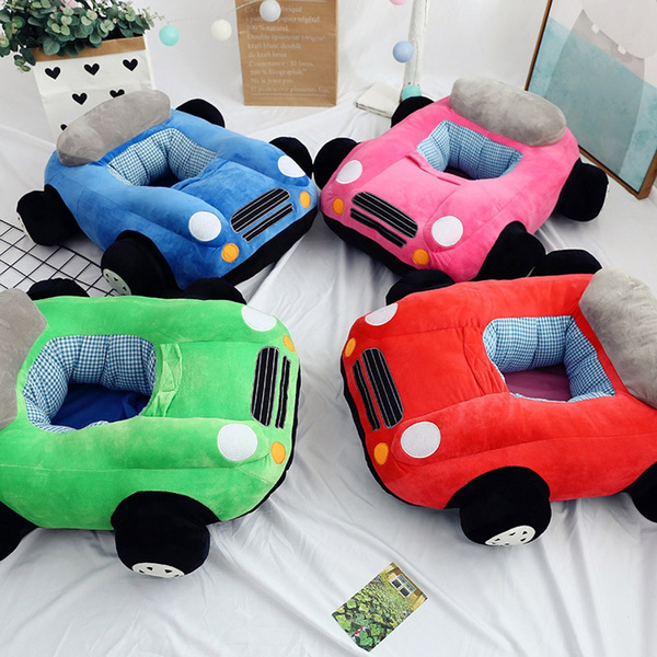 Children's Sofa Backrest Plush Toy Kids Baby Chair Infant Foldable Seat Chair 