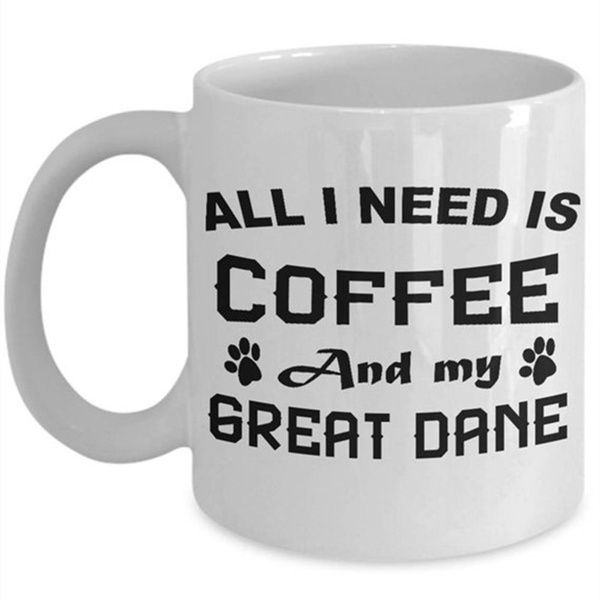 great dane coffee mug