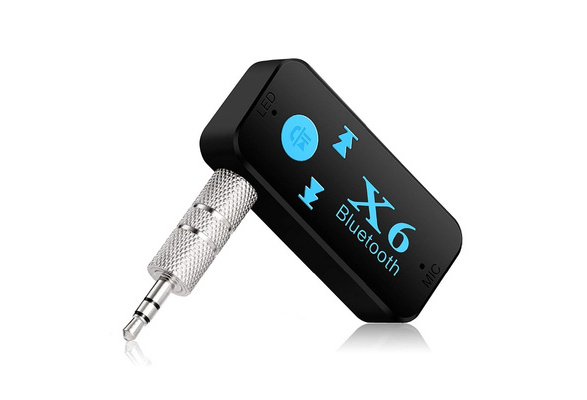 Mpowtech USB Bluetooth Aux Audio Receiver Adapter 3,5mm Klinke Aux Bluetooth  Freisprecheinrichtung TF-Karte A2DP Mp3 Music Receiver