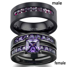 Couple Rings, Steel, wedding ring, titanium