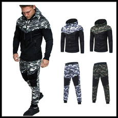 Men, hoody tracksuit, track suit, camouflage