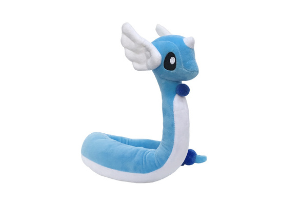 Cute Shiny Dragonair 26/" Plush Dragon Hakuryu Stuffed Toy Cartoon Soft Doll