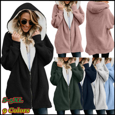 Winter Coat Women, hooded, Winter, cardigan