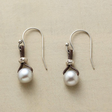 Sterling, DIAMOND, 925 sterling silver, silver earrings for women