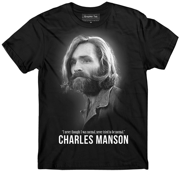 Charles Manson t-shirt Helter Skelter Serial Killer Memorial t shirt O-Neck fashion short sleeved T-shirt for men Summer funny loose tee shirt | Wish Charles Manson t-shirt Helter Skelter Serial Killer Memorial t shirt O-Neck fashion short sleeved T-shirt for men Summer funny loose tee shirt | Wish