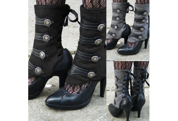 steampunk boot spats