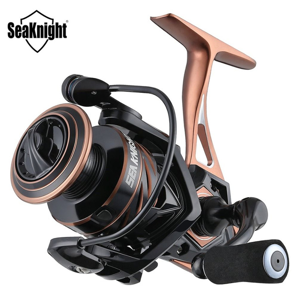 SeaKnight NAGA II 5.2:1 Spinning Wheel Fishing Reel 2500S 2000 3000 4000  5000 Metal Body Carbon Fiber Drag 9-15KG Fishing Reel