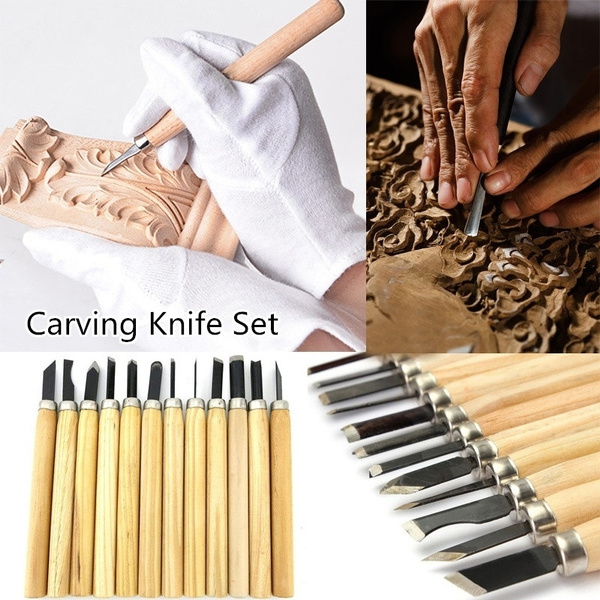 Wood Carving Set Carving Knife Tools Set Woodworking Hand Tools Handmade  Craft