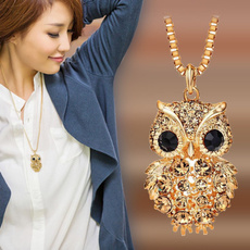 Owl, Fashion, Chain, owl necklace