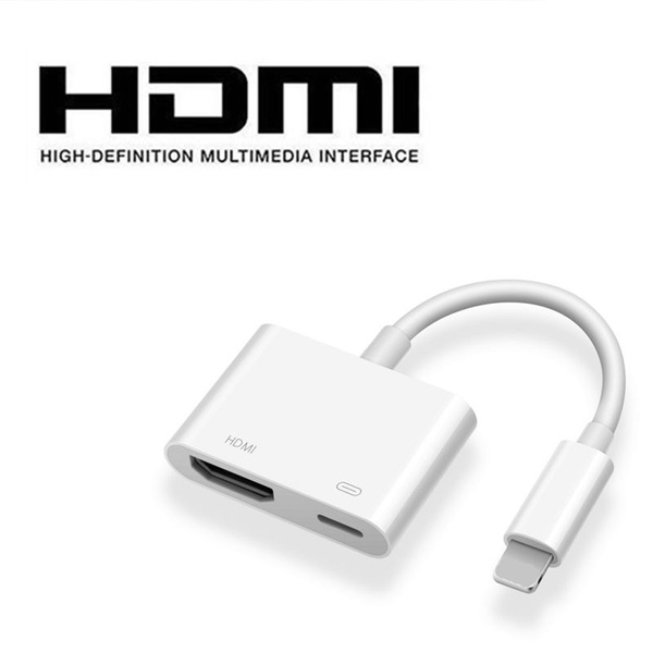 Câble adaptateur Hdmi Digital Tv Av pour Apple iphone ipad 5 6 7 8