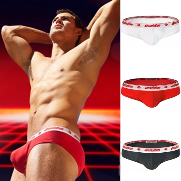 The new fashion brand Aussiebum underwear men's breathable comfort underwear  men's underwear comfort enhanced raised bag bikini boxer