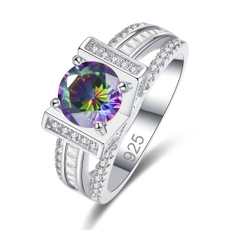 rainbow, Jewelry, 925 silver rings, Silver Ring