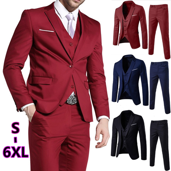 2023 Latest design Classic Custom pink with black wedding suit for men suits  slim fit groom best man party tuxedo 3 piece Blazer