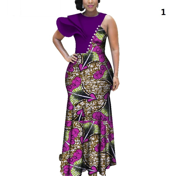 Purple African Dresses