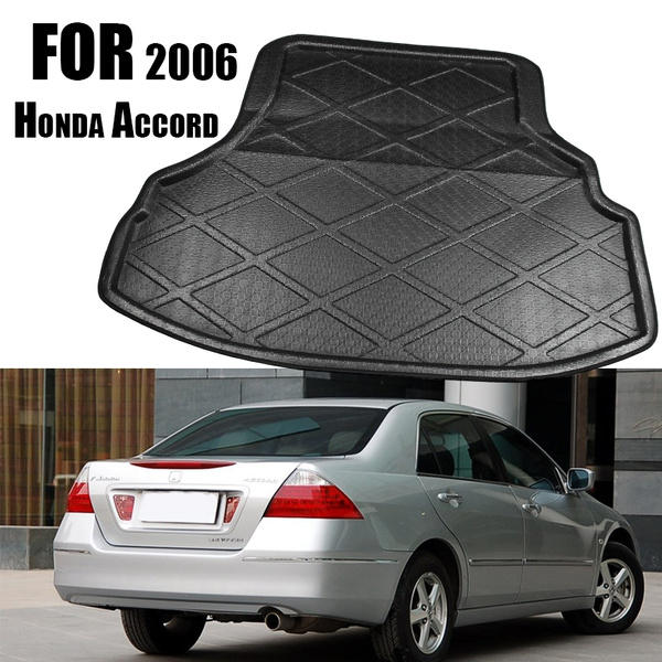 For 2006 Honda Accord Tailored Boot Cargo Liner Trunk Mat Tray Floor Carpet Protector Color Black Wish
