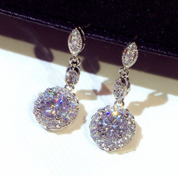 luxury diamond jewelry earrings