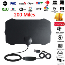 New arrival 200 Mile Range Antenna TV Digital HD Skywire 4K Antena Digital Indoor HDTV 1080P with Signal Amplifier