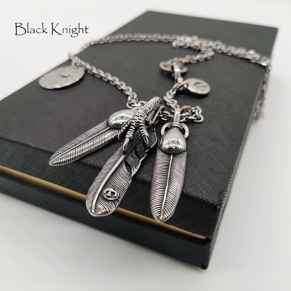 mens multi pendant necklace