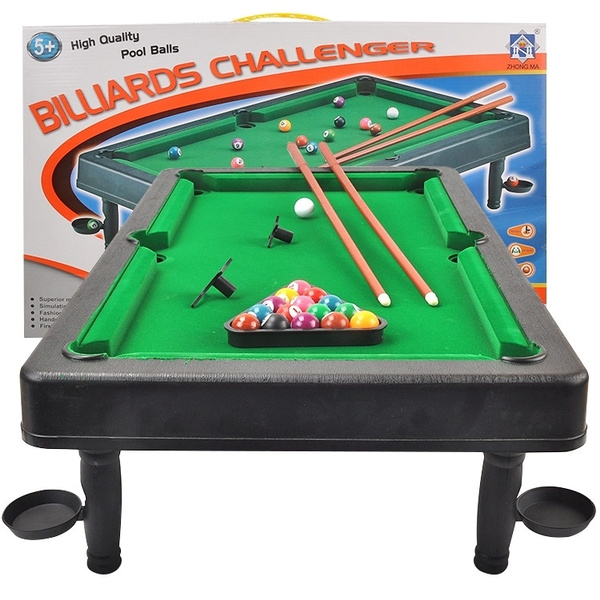 Mini Tabletop Pool Set Billiards Game Family Multiplayer Toys Indoor Game M8R0 