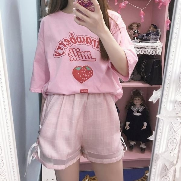 Funny Hipster Short Sleeves Kawaii Cute 
