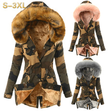 fur coat, hooded, fur, women coat