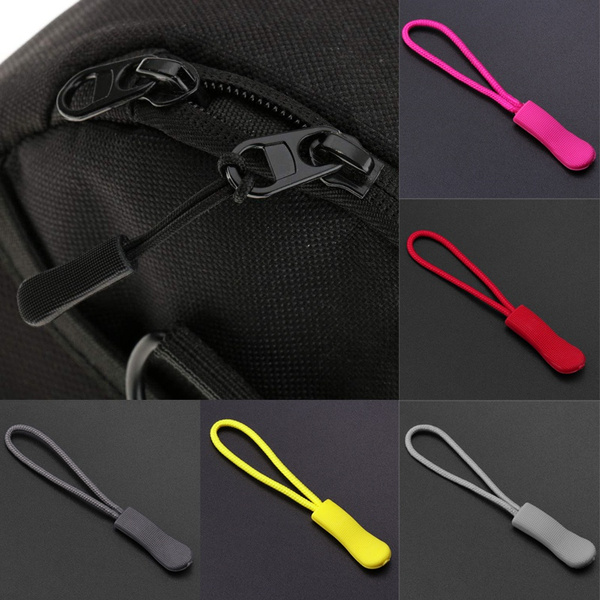 10Pcs/Set Reflective Zipper Pull Cord Zip Fastener Cord Replacement