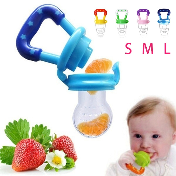Cute Baby Fruit Bag Plastic Pacifier Tooth Gum Chewing Chewing Enjoyed ...