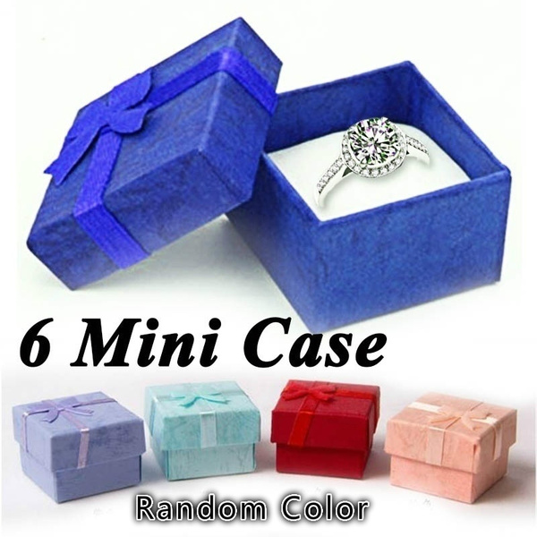 MINI 6PCS Cheap Sale Jewelry Box Gift Boxes With Knot Necklace