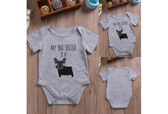 Mri-le1 Baby Girl Coverall Inhale Exhale French Bulldog Baby Clothes