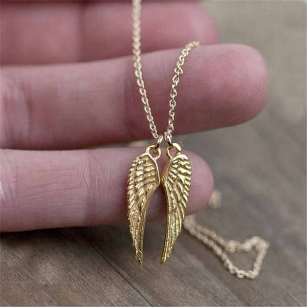 Guardian Angel Wings Necklace - Large – Lusha Roy Fine Jewelry, Inc