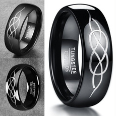 Steel, tungstenring, Laser, wedding ring