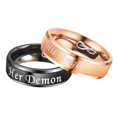 Steel, Couple Rings, Men, wedding ring