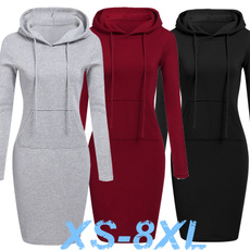 Mini, hooded, pullover hoodie, Pure Color