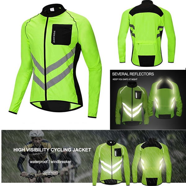 Men's Women's Cycling Long Sleeve Jersey Winter Outdoor Sports Jacket Water Resistant Bike