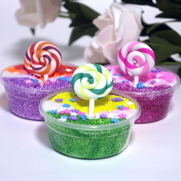 Hot Sale Mud Fluffy Cotton Candy Slime Diy Stress Relief Children Kid Funny Toy Gift Hot Wish Hot Sale Mud Fluffy Cotton Candy Slime Diy Stress Relief Children Kid Funny Toy Gift Hot Wish