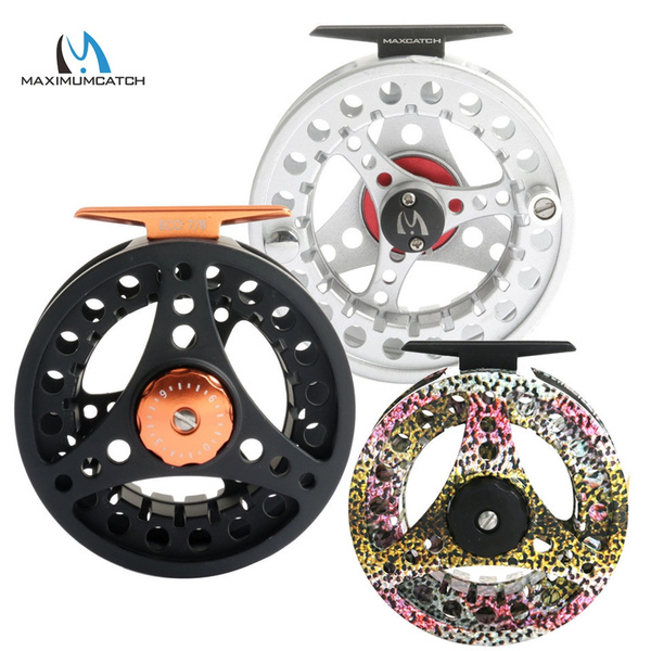 Maxcatch ECO Fly Fishing Reel 1/2/3/4/5/6/7/8 WT Large Arbor Die Casting  Aluminum Fly Reel