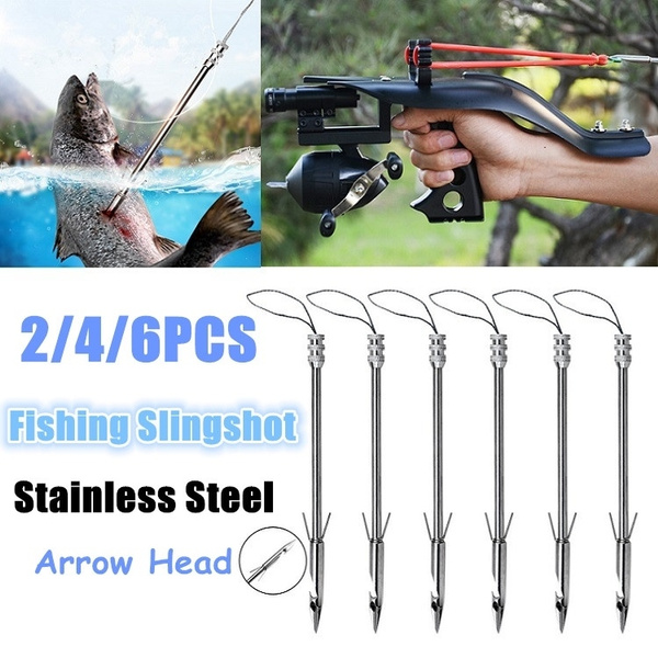 10pcs Bow Fishing Dart Slingshot Broadheads Arrowhead Shooting Hunting Fish Dart 