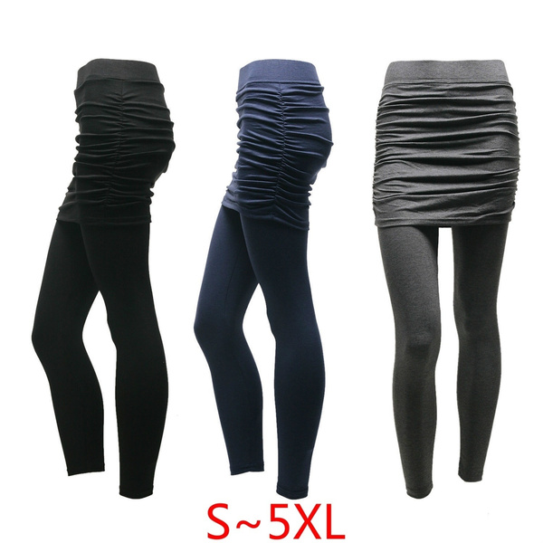 Plus size outlet skirted leggings