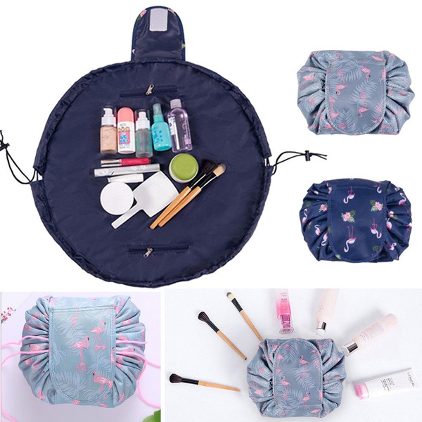 lazy drawstring quick makeup bag