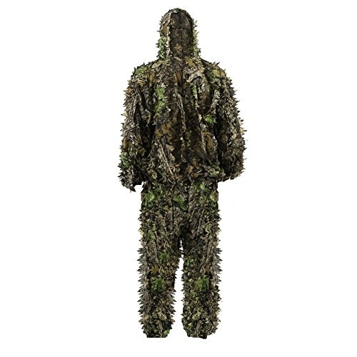 Pellor Kids Ghillie Suits 3d Leafy Ghille Suit For Youth Boys Kid Hooded Hunting Airsoft Camouflage Gillies Suits Wish - roblox closed ghillie hood