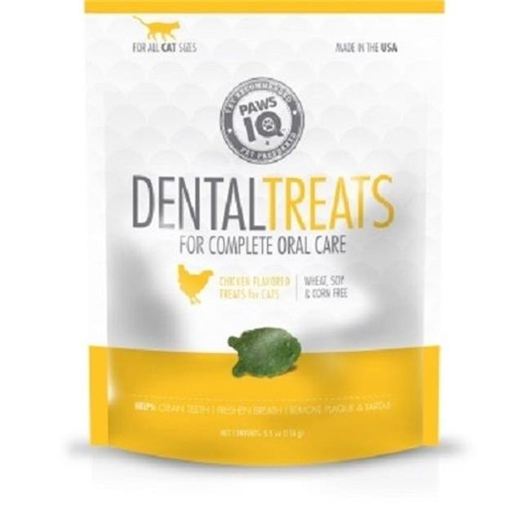 True Science Holdings PQ01667 Paws IQ Dental Cat Chicken, 2.5 oz Wish