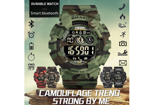 Smart Watch Military Digital Watches SMAEL New Bluetooth Watch