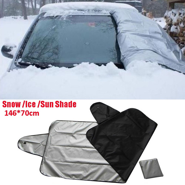 Folding Car Windshield Anti Ice Snow Frost Cover Sun Shield Protector  Accessory
