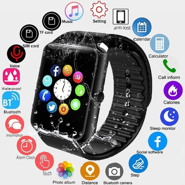 bluetooth smart watch touch screen